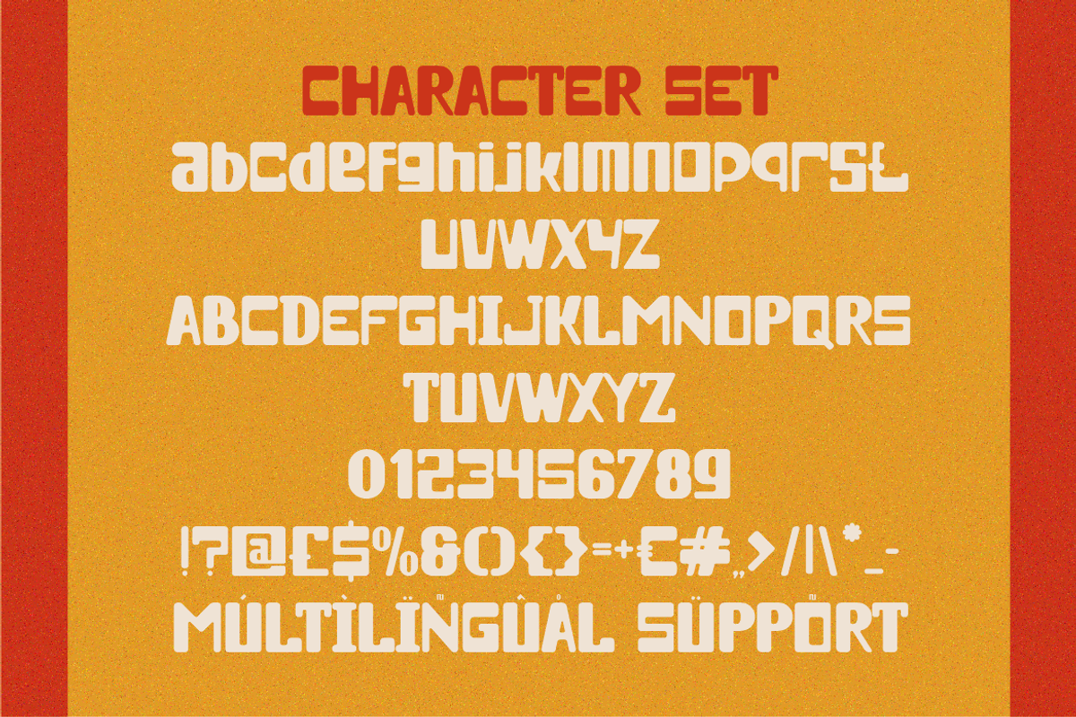 Retrocube Retro Square Display Font, a Font by PutraCetol Studio (Photo 5 of 5)