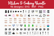 Kitchen and Cooking SVG Bundle, a Decorative Illustration by SavanasDesign (Thumbnail 1 of 10)