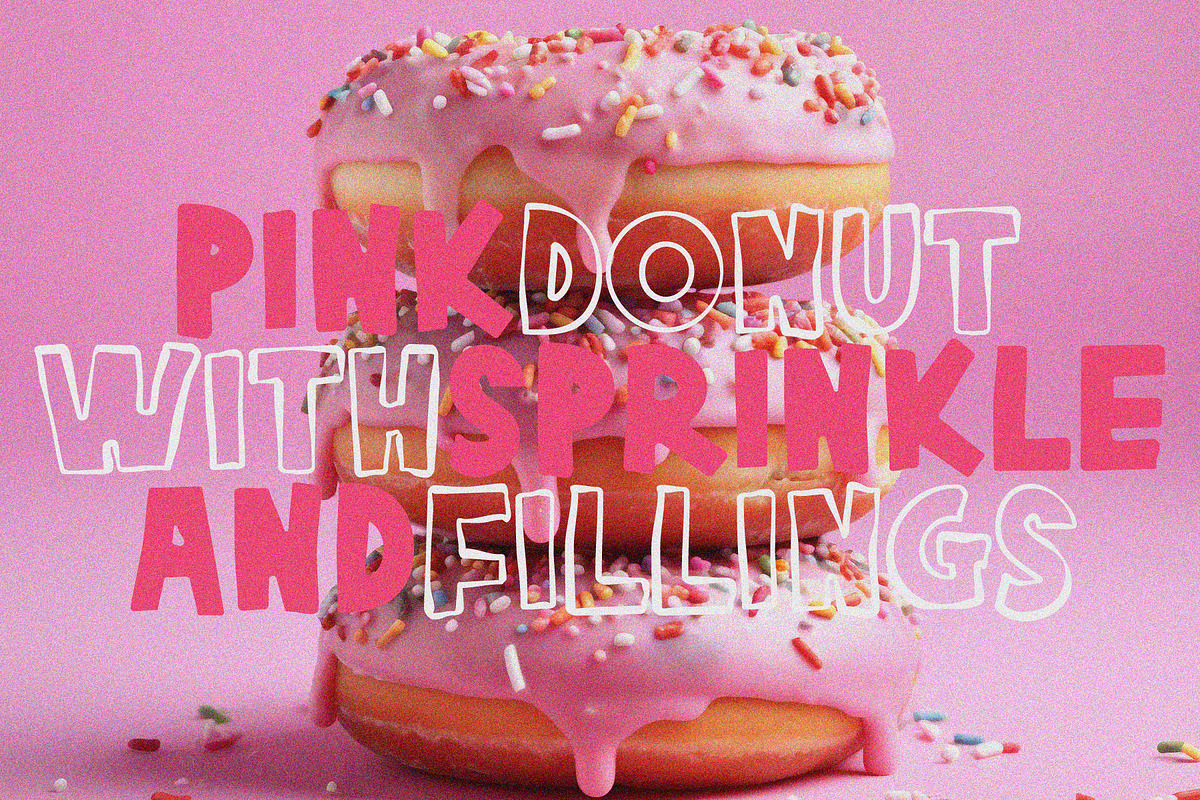 Big Kids | AllCaps Outline Ugly Font, a Sans Serif Font by Airotype (Photo 7 of 12)