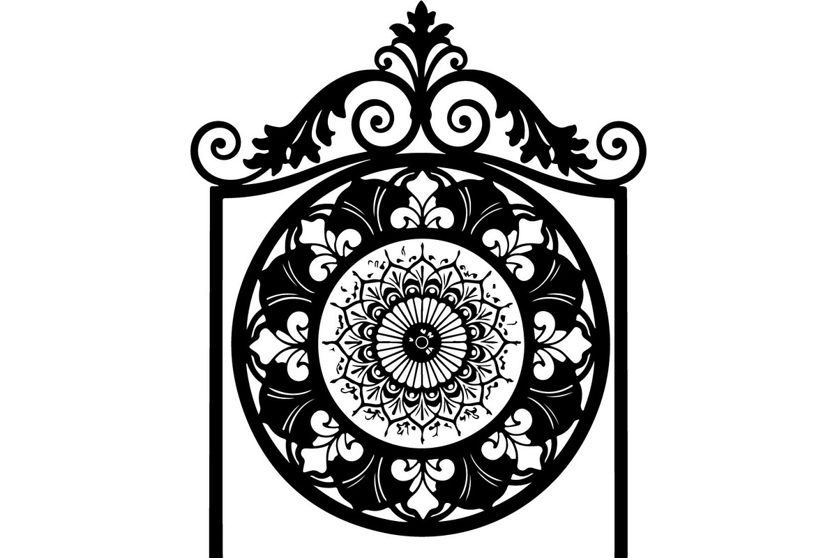 Vintage Iron Gate Bundle, a Decorative Illustration by Designer_Momina (Photo 12 of 21)