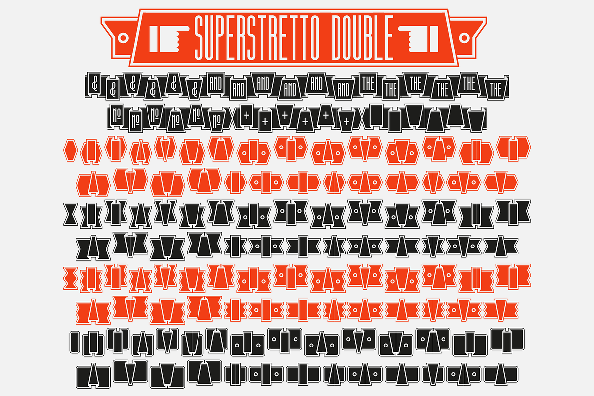 Superstretto Family banner font, a Sans Serif Font by Bellini studio (Photo 15 of 17)