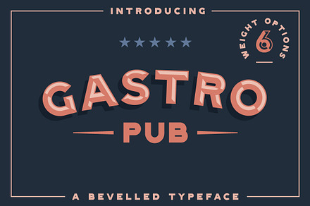 Gastro Pub - Type Family, a Sans Serif Font by Hustle Supply Co.