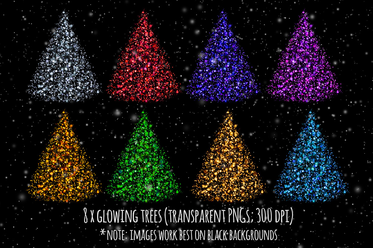 Bokeh Christmas trees and lights, an Object Graphic by Paper Farms (Photo 2 of 4)