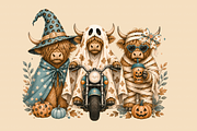 Western Cowboy Halloween Png Bundle, a Seasonal Illustration by Daisy Design (Thumbnail 4 of 8)