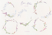 Bon Matin Watercolor Floral Clip Art, a Decorative Illustration by whiteheartdesign (Thumbnail 4 of 18)