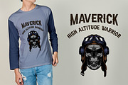 Pilot Skull Design Vector, an Illustration by vectstudio (Thumbnail 2 of 3)