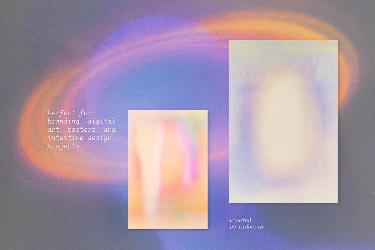 Luminous Drift Background Collection, a Background Graphic by Lidberia (Photo 2 of 10)