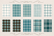 Christmas Plaid Patterns, a Pattern Graphic by PATTERNS etc. (Thumbnail 15 of 16)