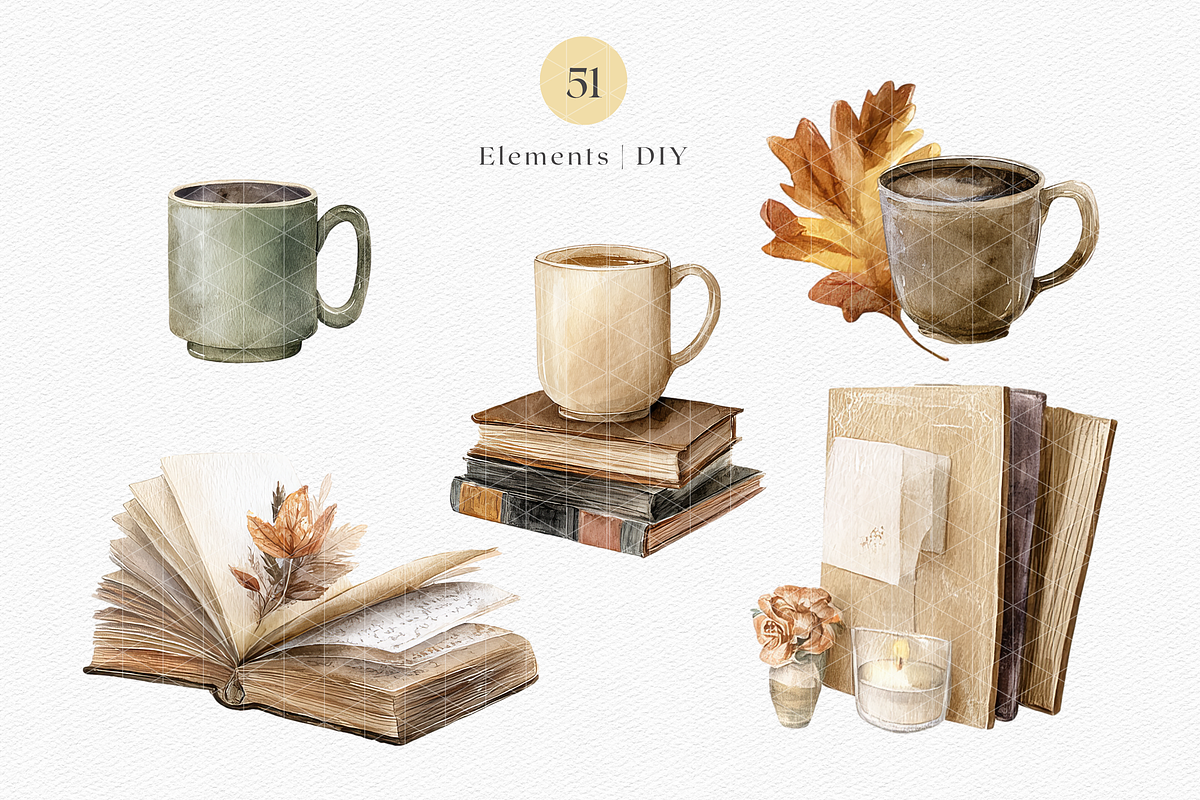 Cozy Fall Vibes, a Decorative Illustration by ThaismotaCreativeCo (Photo 3 of 11)