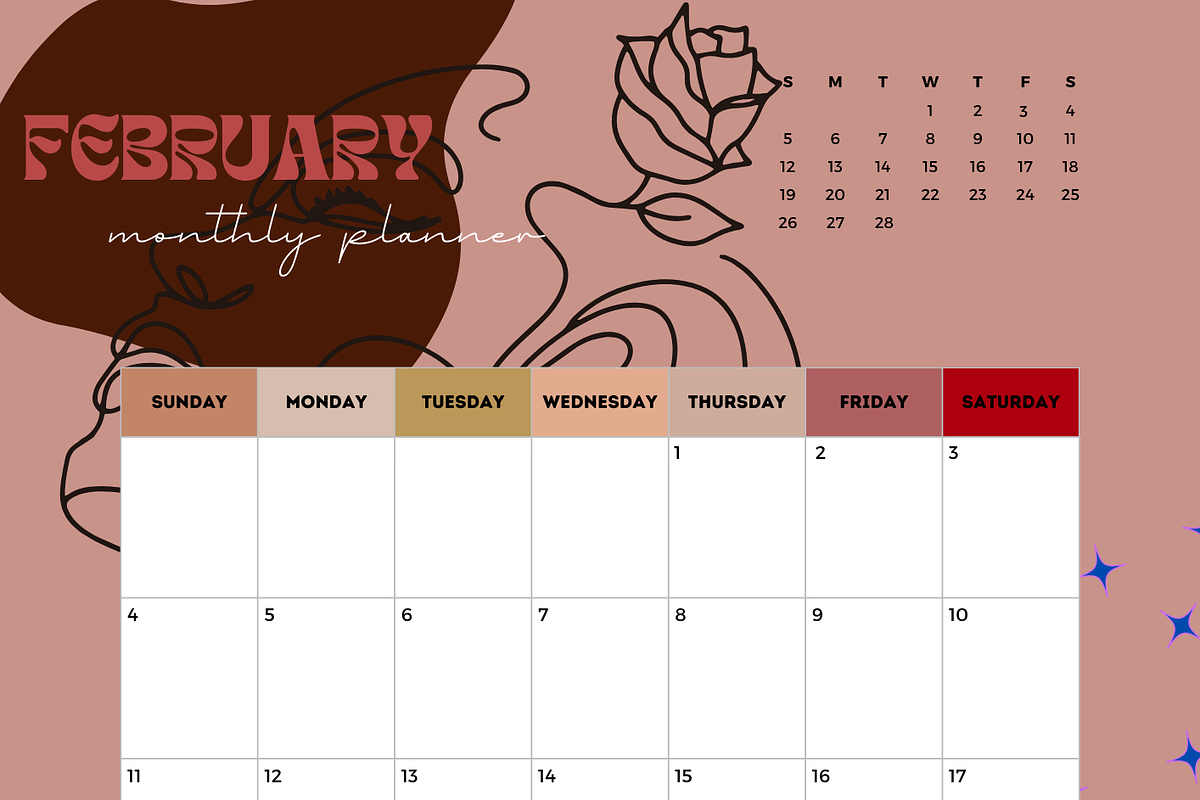 Feminine Boho Style 2024 Calendar, a Design Template by The Lone Crowd (Photo 3 of 7)