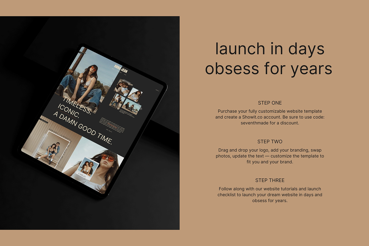 Showit Website Template | Anna Jean, a Wireframe Template by Seventh Made (Photo 4 of 4)