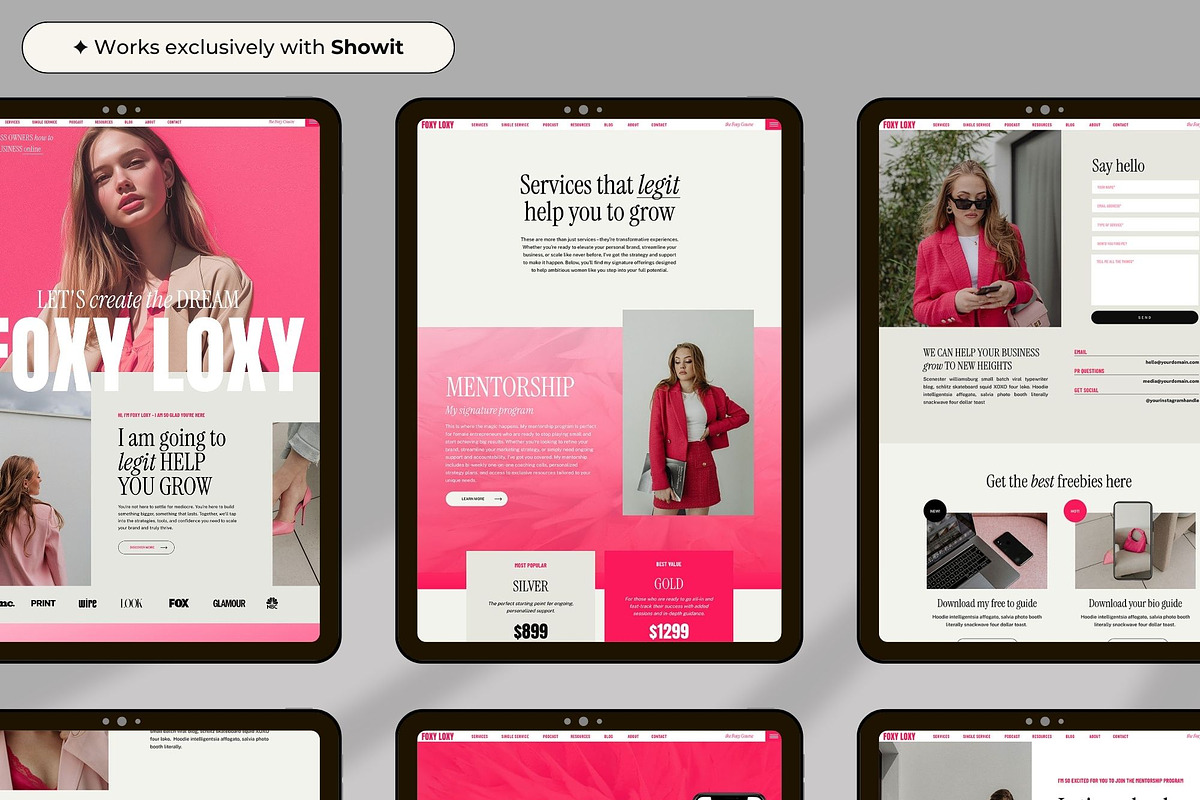 Showit Website Template for Coaches, a Websites & App Template by Superhero Design Co. (Photo 4 of 6)