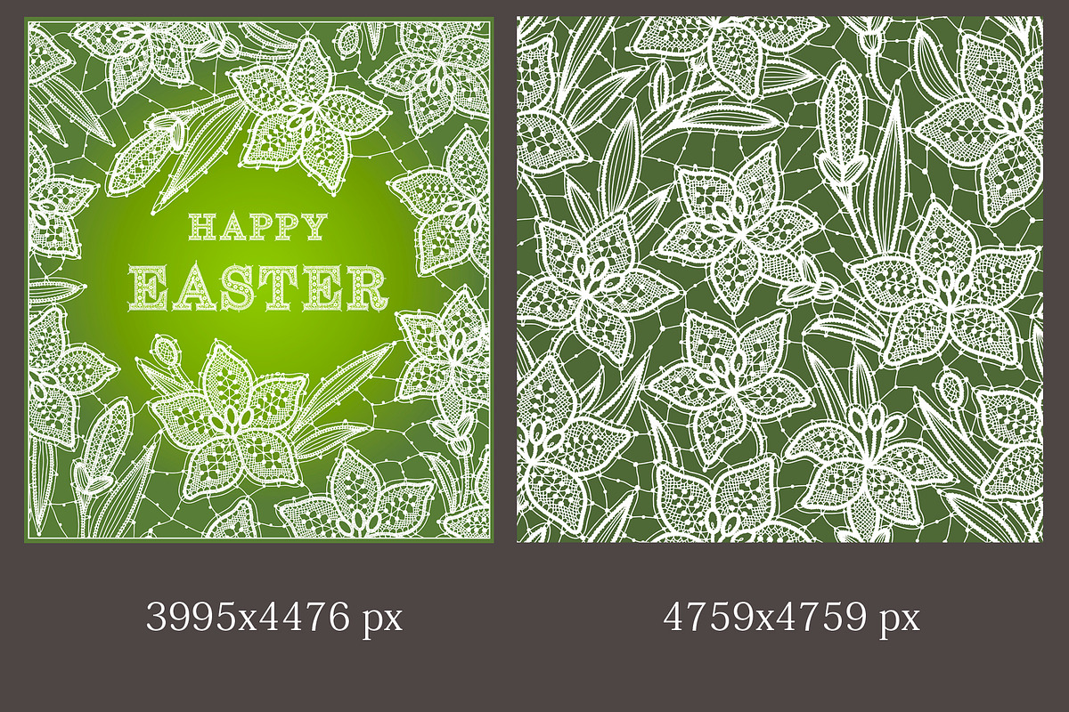 Lace seamless patterns collection., a Pattern Graphic by Ajuga (Photo 3 of 9)