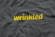 Wrinkled Logo Mockup Collection, an Apparel Mockup by Fields (Thumbnail 6 of 19)