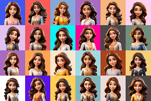 125 Animoji Avatars - Disney Princes