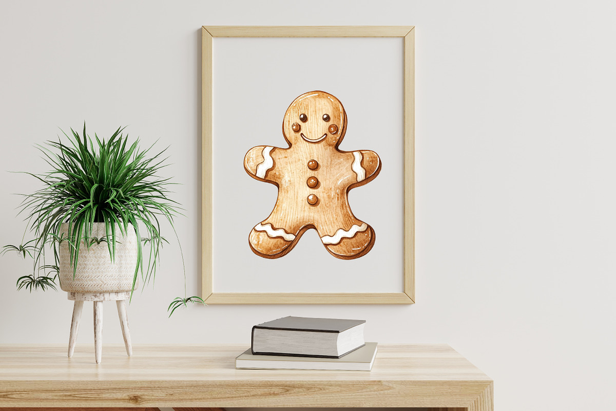 Wooden Christmas Clipart, an Illustration by Libby Wishes (Photo 6 of 7)