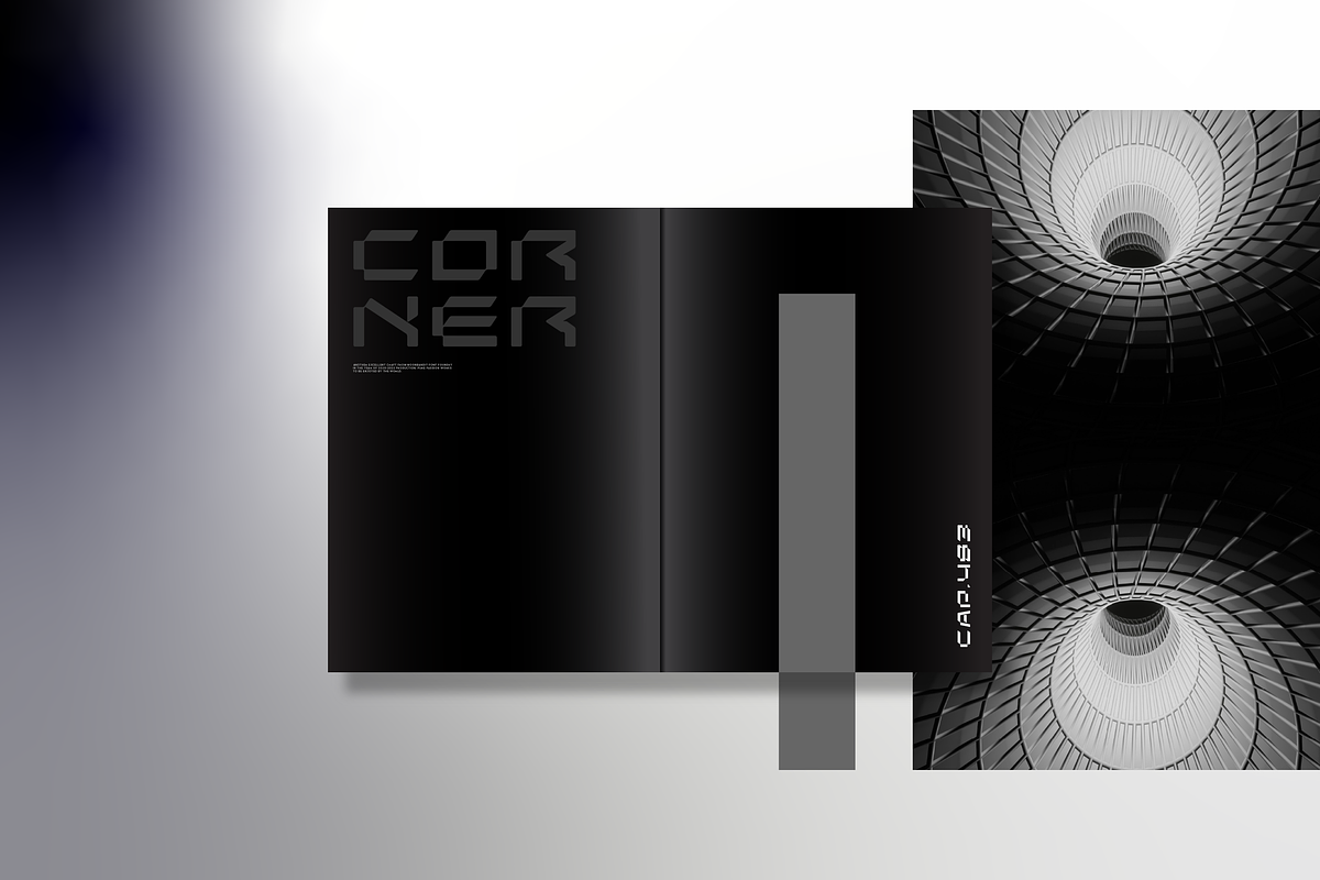 MBF Kromium - modern scifi font, a Sans Serif Font by MoonBandit (Photo 4 of 5)
