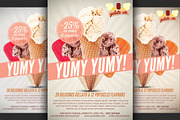 Ice Cream Shop Offer Flyer Template, a Flyer Template by Hotpin (Thumbnail 3 of 3)