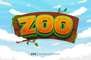 Zoo Editable Text Effect