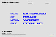 Machete, a Sans Serif Font by TypeJuice™ (Thumbnail 3 of 9)