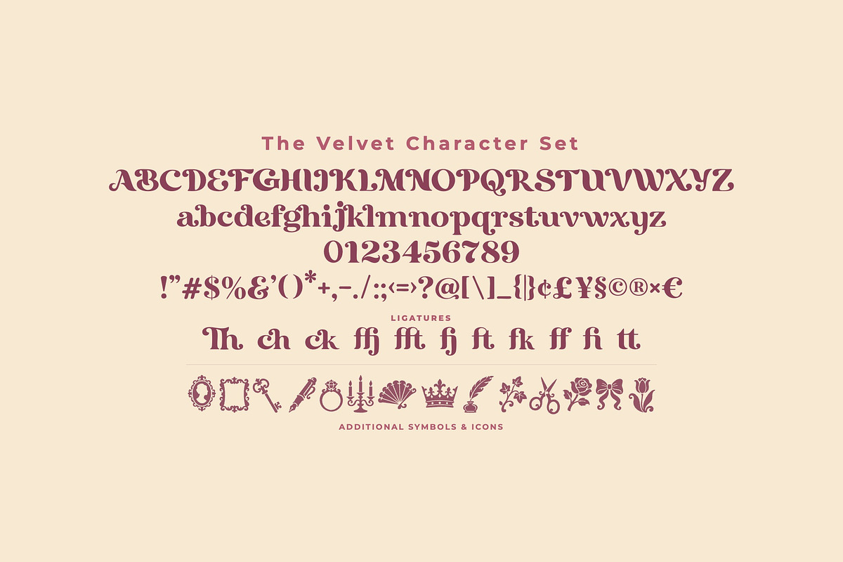 Velvet Swash Retro Swash Serif Font, a Serif Font by Graphic Spirit (Photo 2 of 8)