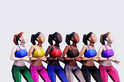 Exercising People -Rigged & Animated, a Characters & Person 3D Model by Studio Ochi (Thumbnail 8 of 8)