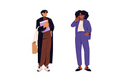 Modern diverse business people set, a Person Illustration by PaperTrident (Thumbnail 11 of 11)