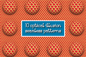 Optical Illusion Seamless Patterns