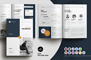 HR Employee Handbook Template, a Brochure Template by Spark_Creative (Thumbnail 1 of 12)