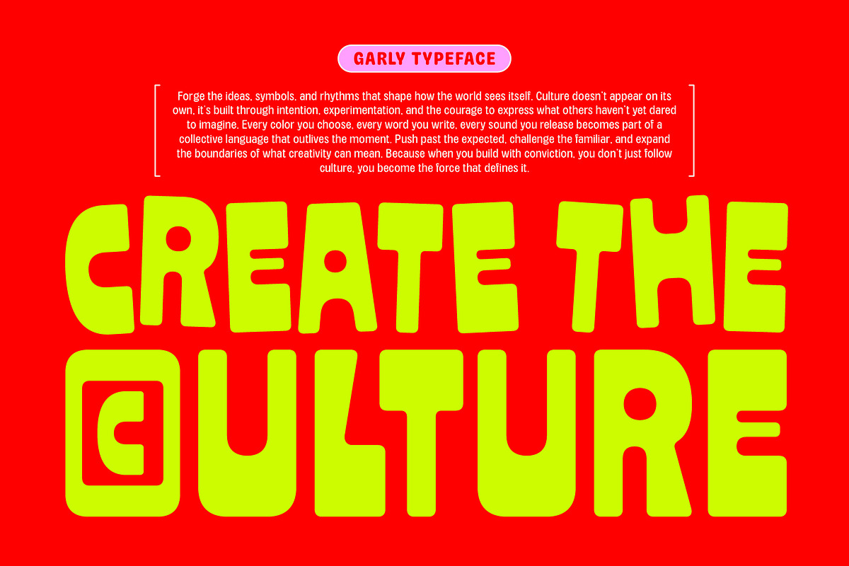 TNSC GARLY - Bold Display Typeface, a Sans Serif Font by The Native Saint Club (Photo 15 of 16)