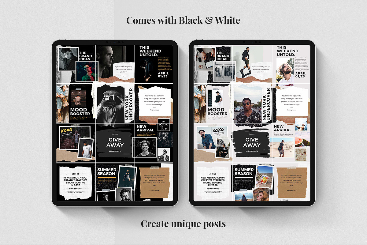 Spectrum Puzzle, a Social Media Template by Analogi Studio (Photo 3 of 9)