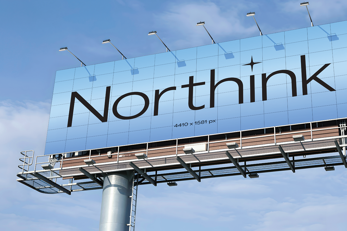 Billboard Mockup Display with Sky, a Mockup by Northink (Photo 3 of 3)