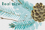 Winter Forest Watercolor Set, a Decorative Illustration by WBS Design (Thumbnail 6 of 6)
