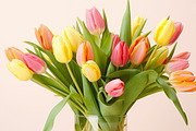 Bouquet of tulips. 56 images, a Holiday Photo by Handmadefont (Thumbnail 5 of 11)