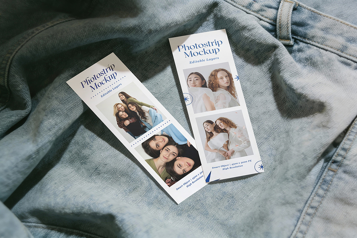 Photostrip Mockup, a Product Mockup by Pitchlook.Studio (Photo 2 of 4)