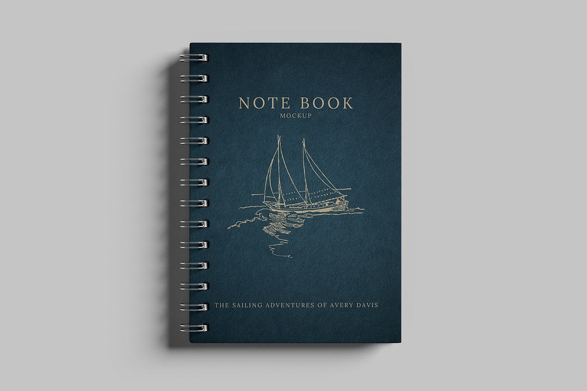 Notebook Mockup Notebook, a Books & Magazine Mockup by seramoe (Photo 5 of 5)