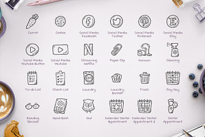 Planner Lite - Hand Drawn Icons