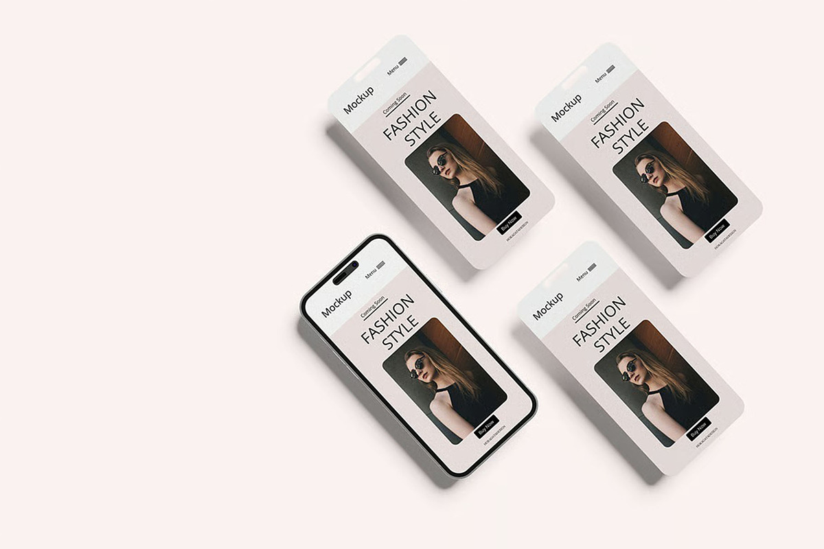 smartphone and screen mockups, an iPhone Mockup by zpackcreative (Photo 4 of 5)