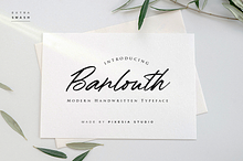 Barlouth - Modern Handwritten Font