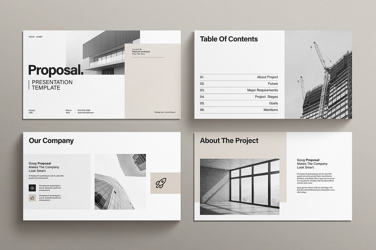 Proposal Presentation Template, a Presentation Template by E-Type (Photo 2 of 5)