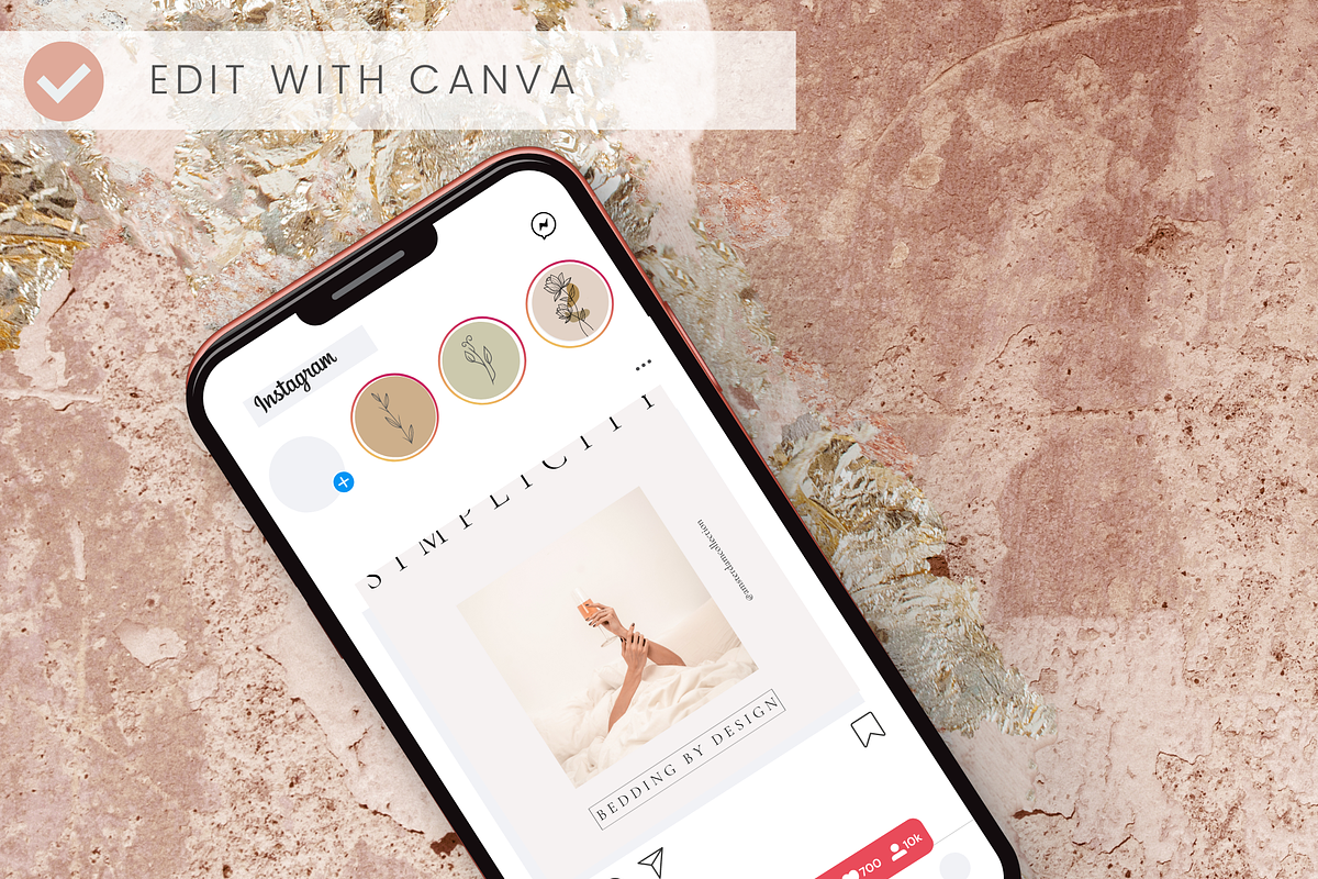 Simple Instagram Template, a Templates & Theme by The Edits Shop (Photo 9 of 9)