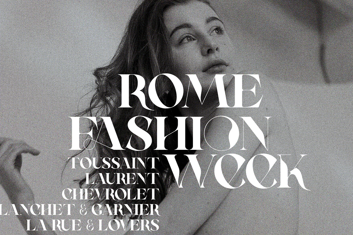 RATHER RISQUE - Ligature Serif Font, a Serif Font by SilverStag Type Foundry (Photo 15 of 27)