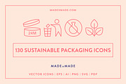4x Packaging Icons Bundle (25% off), an Outline Icon by Made by Made (Thumbnail 8 of 22)
