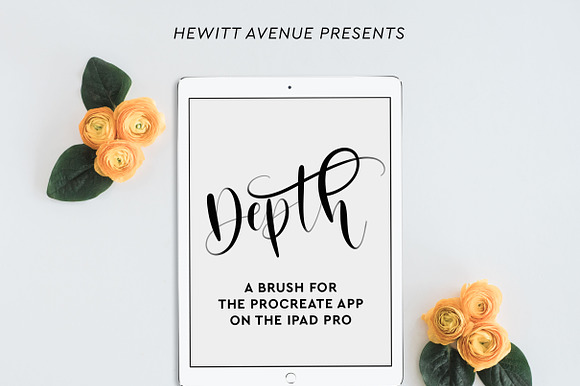 iPad Lettering Brush - Depth preview 5