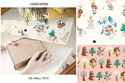 Cute Christmas Animals, an Animal Illustration by TanyaSchuka (Thumbnail 11 of 15)