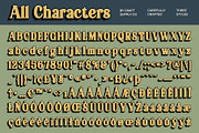 Badoney 3D, a Serif Font by Craft Supply Co. (Thumbnail 8 of 8)