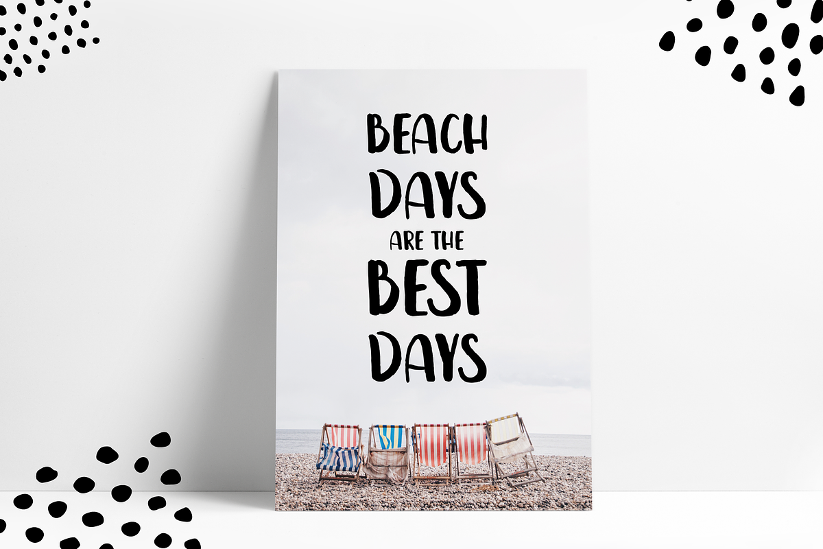 Leira Hand Drawn Brush Font preview 3