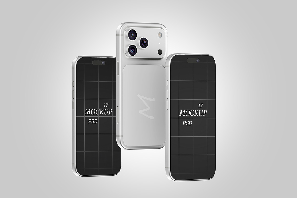 iPhone 17 Pro Max Mockup Set, an iPhone Mockup by pixelmock (Photo 8 of 10)