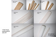 Paper Rolls Mockups + shadow overlay, a Packaging Mockup by Almazova Dolzhenko (Thumbnail 8 of 10)