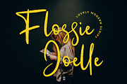 Flossie Joelle Modern Script Font, a Script Font by Formatika Studio (Thumbnail 1 of 6)